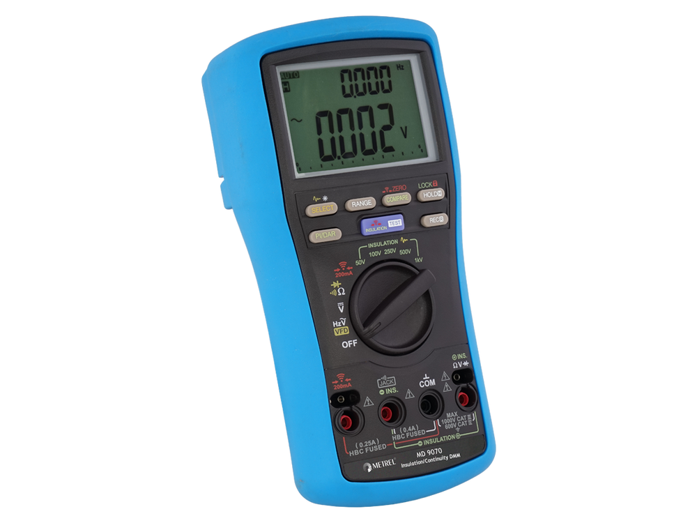 Metrel MD 9070 Digital Multimeter für Isolations- / Durchgangsprüfung CAT IV 600 V - VolTech GmbH