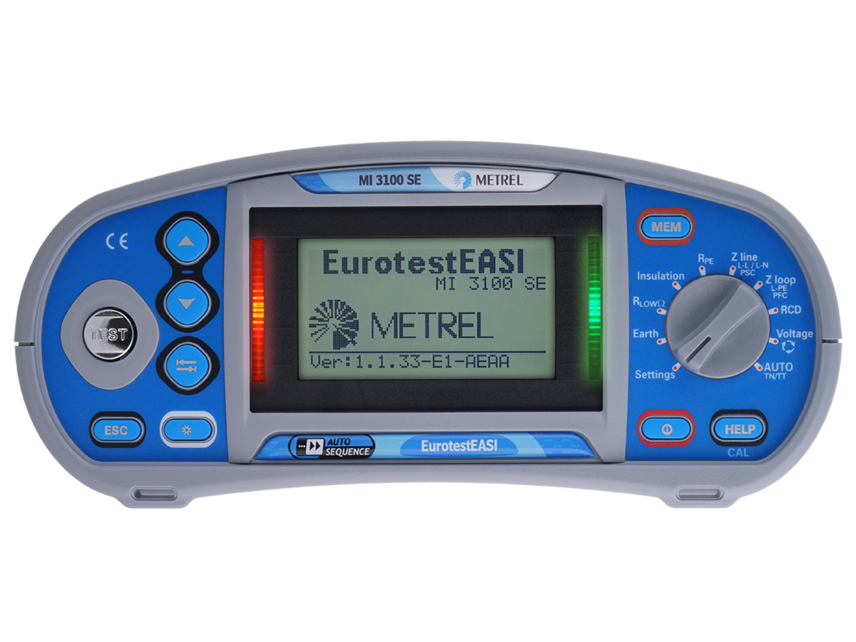 Metrel MI 3100 SE EurotestEASI CH Installationstester nach NIN/NIV - VolTech GmbH