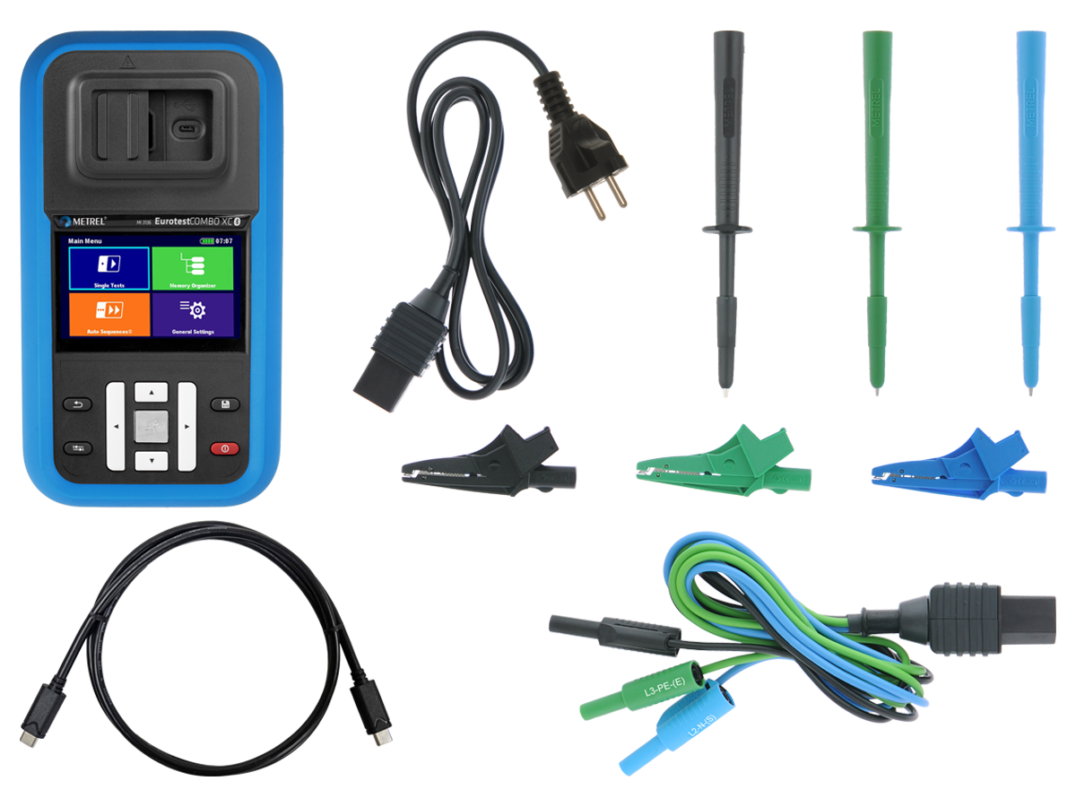 MI 3136 EurotestCOMBO XC - Strumentazione per test elettrici ai sensi delle norme NIN/NIV