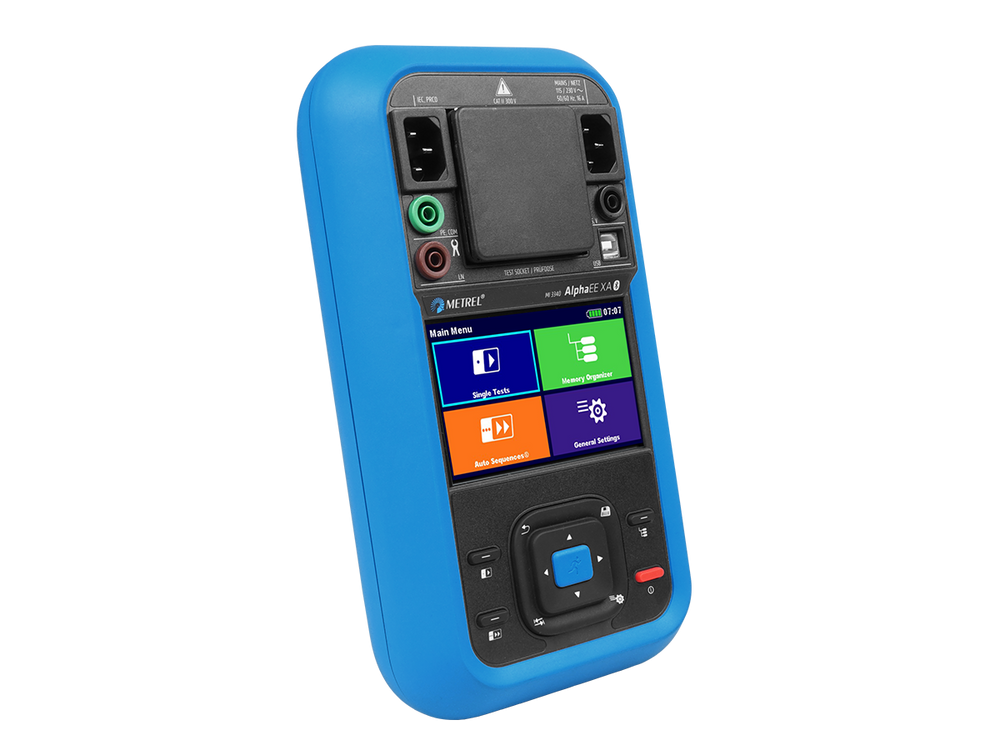 Metrel MI 3340 Gerätetester AlphaEE XA / SNG 482638, RCD-Prüfung - VolTech GmbH