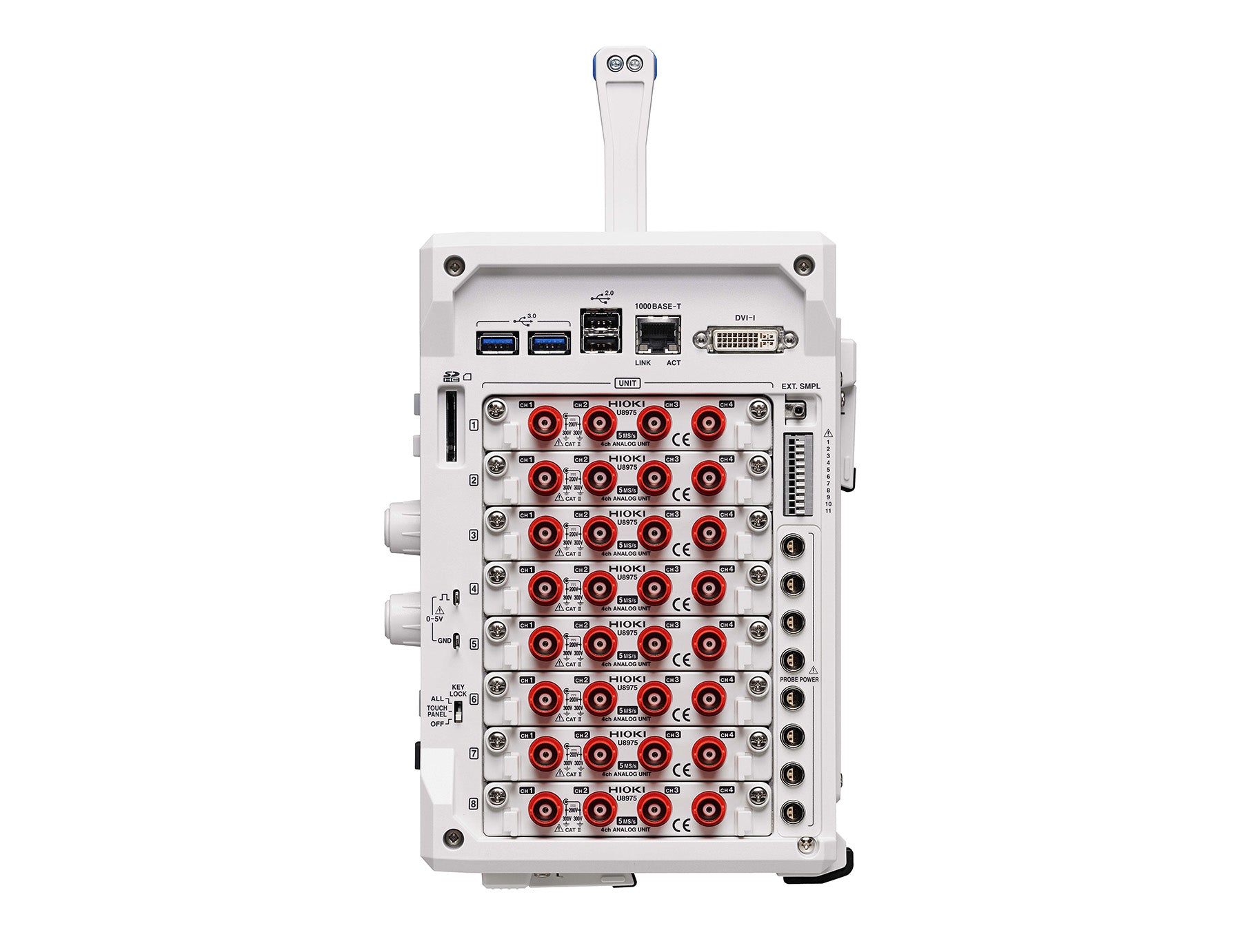 Hioki - MR6000-01 - 32-Kanal modularer Speicherrekorder, 200 MS/s, 1000 V, Touchscreen - VolTech GmbH