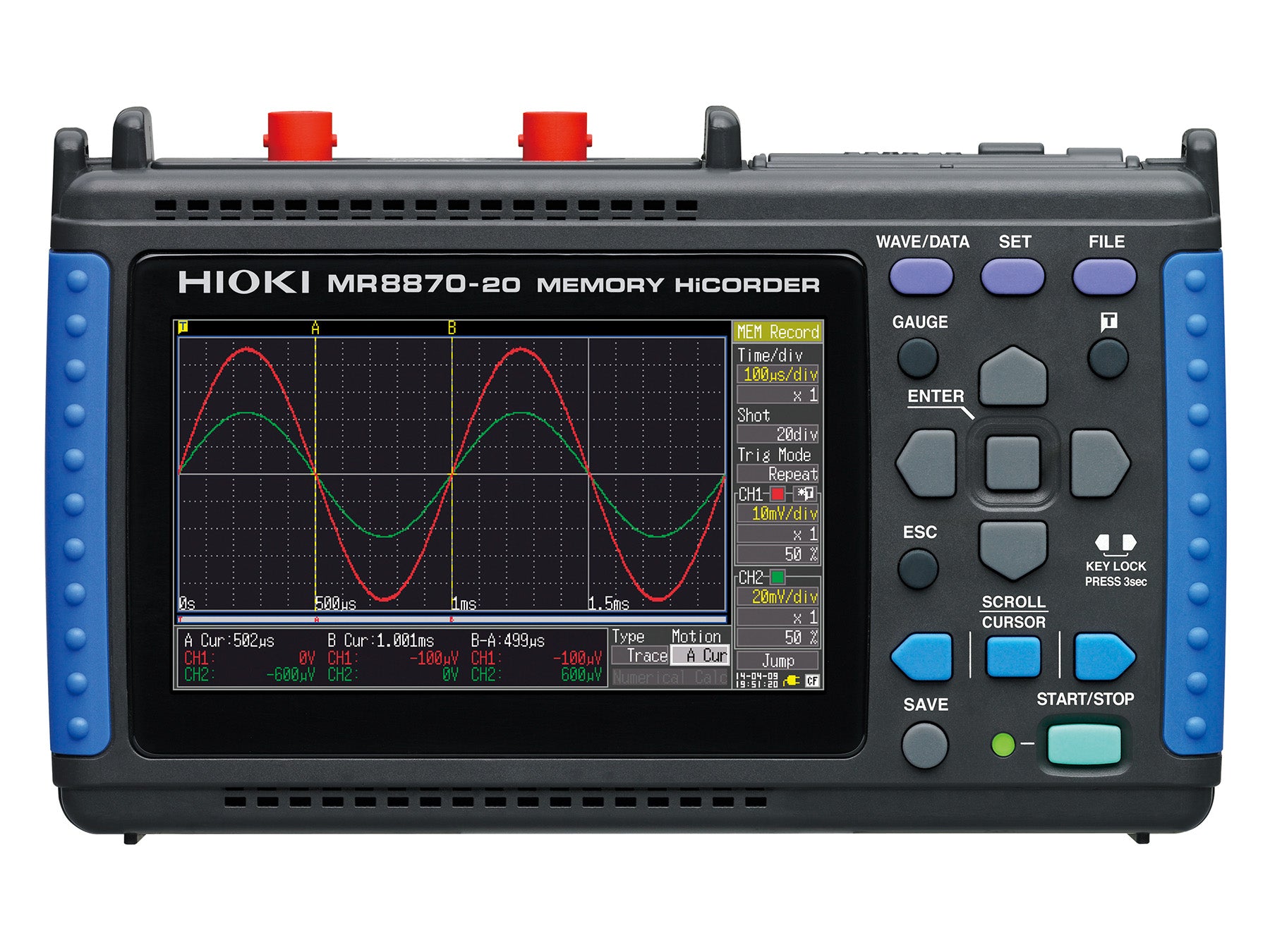 Hioki - MR8870-20 - Tragbarer Datenrekorder - VolTech GmbH