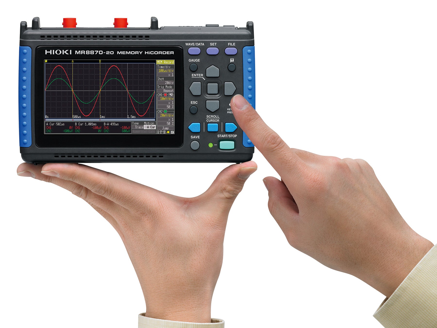 Hioki - MR8870-20 - Tragbarer Datenrekorder - VolTech GmbH
