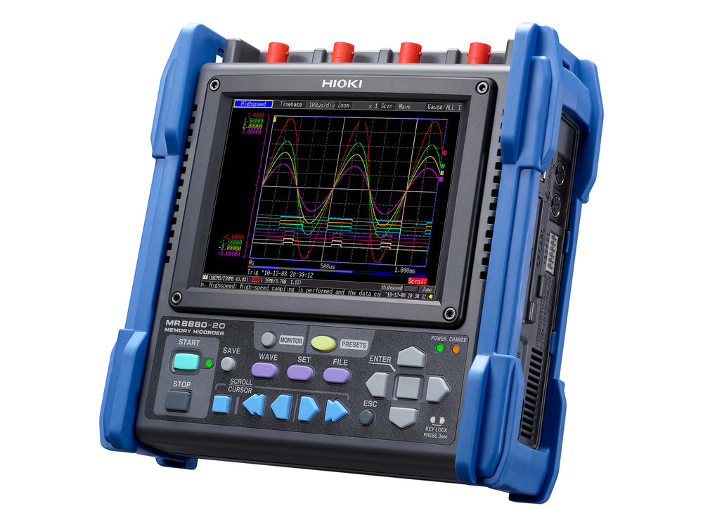 Hioki - MR8880 - Tragbarer Datenrekorder, 4 Kanäle - VolTech GmbH