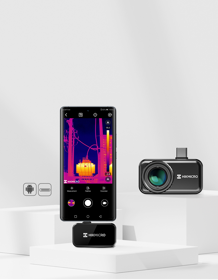 HIKMICRO Mini3 Wärmebildkamera mit manuellem Fokus, Auflösung 384x288, 25Hz/50Hz und USB-C - VolTech GmbH