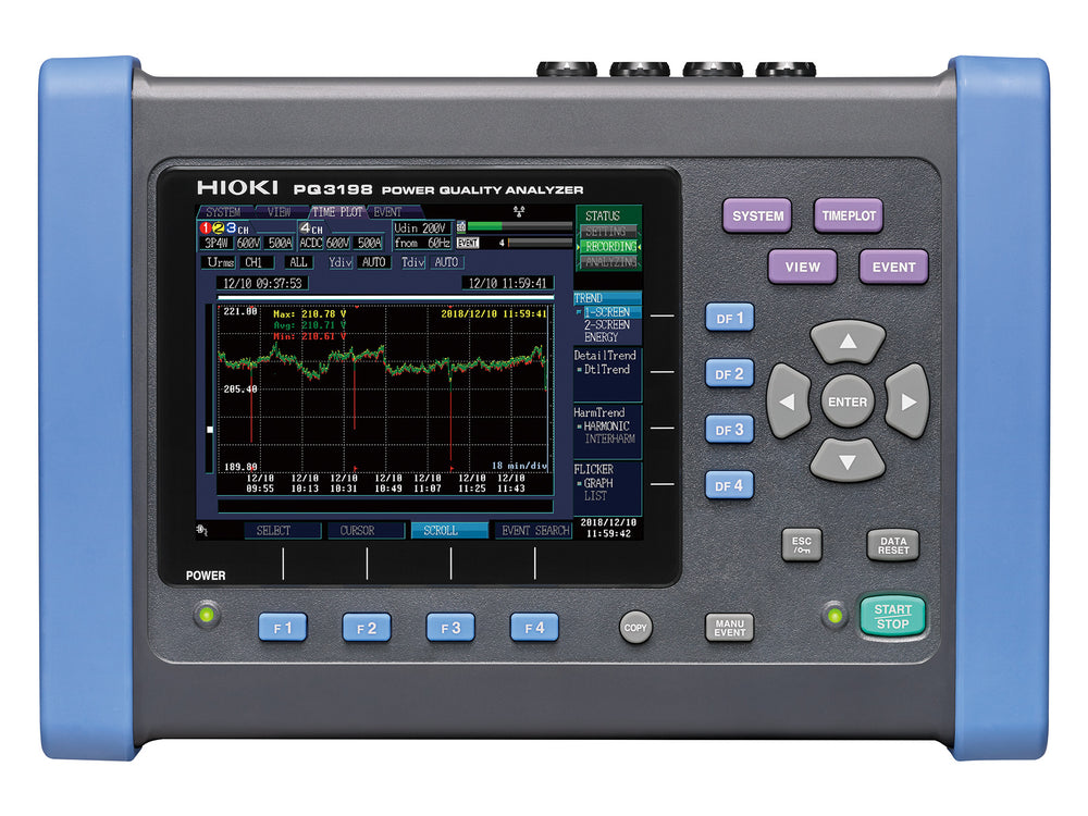 Hioki - PQ3198-94 - Netzqualitäts-Analysator-Kit mit 4 flexiblen Stromzangen - VolTech GmbH