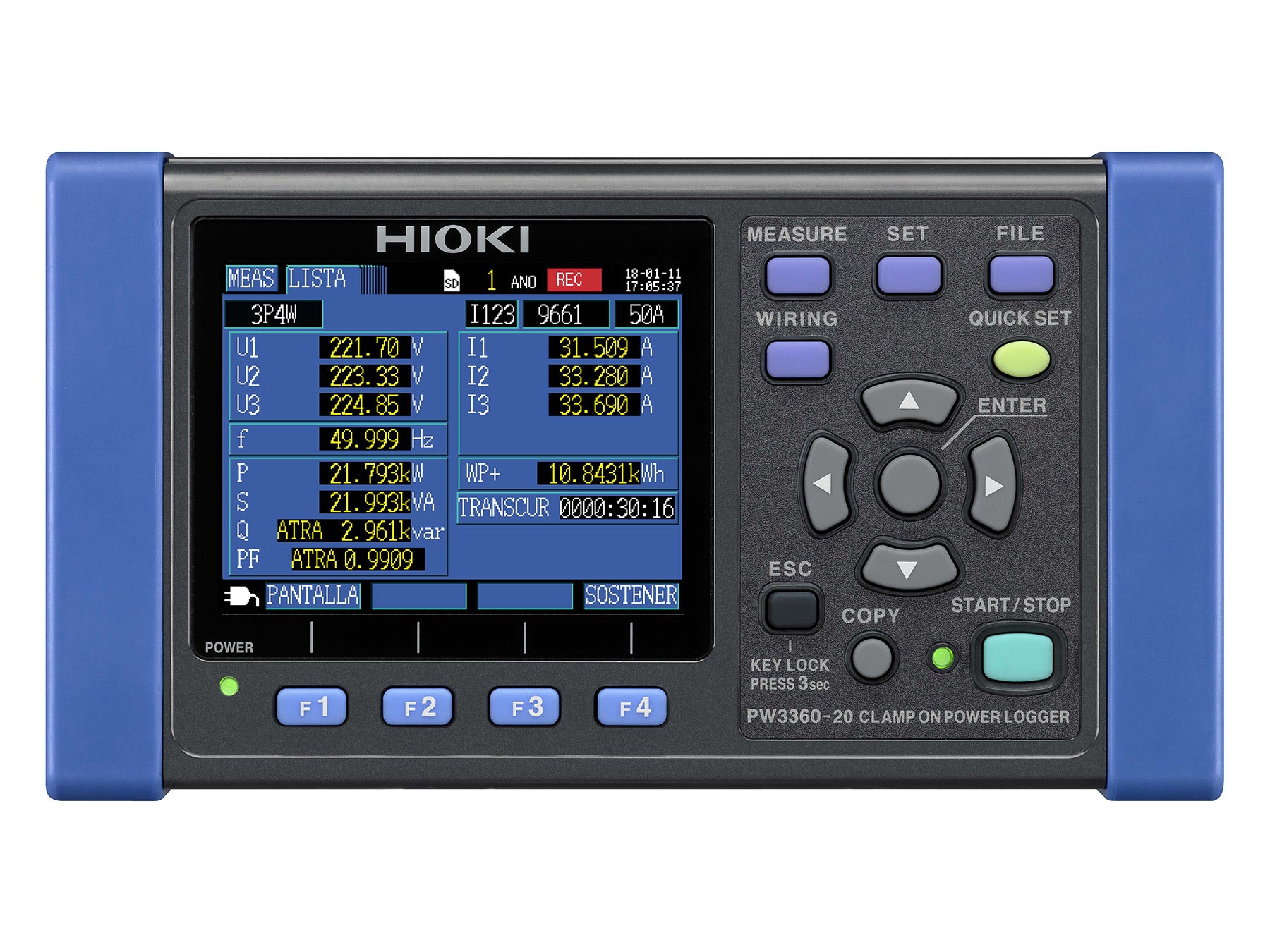 Hioki - PW3360-20 - STROMLOGGER MIT KLEMME - VolTech GmbH