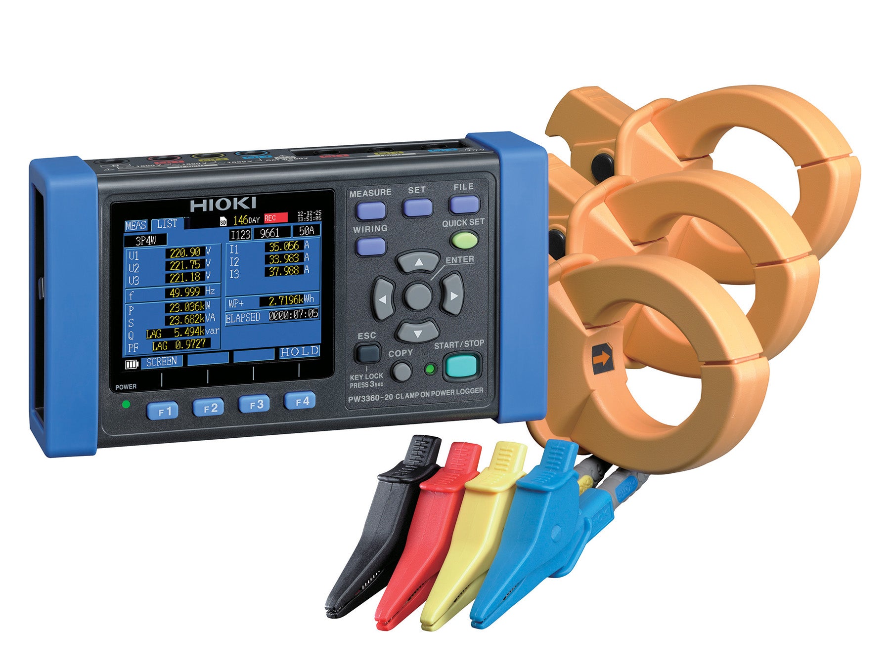 Hioki - PW3360-20 - STROMLOGGER MIT KLEMME - VolTech GmbH