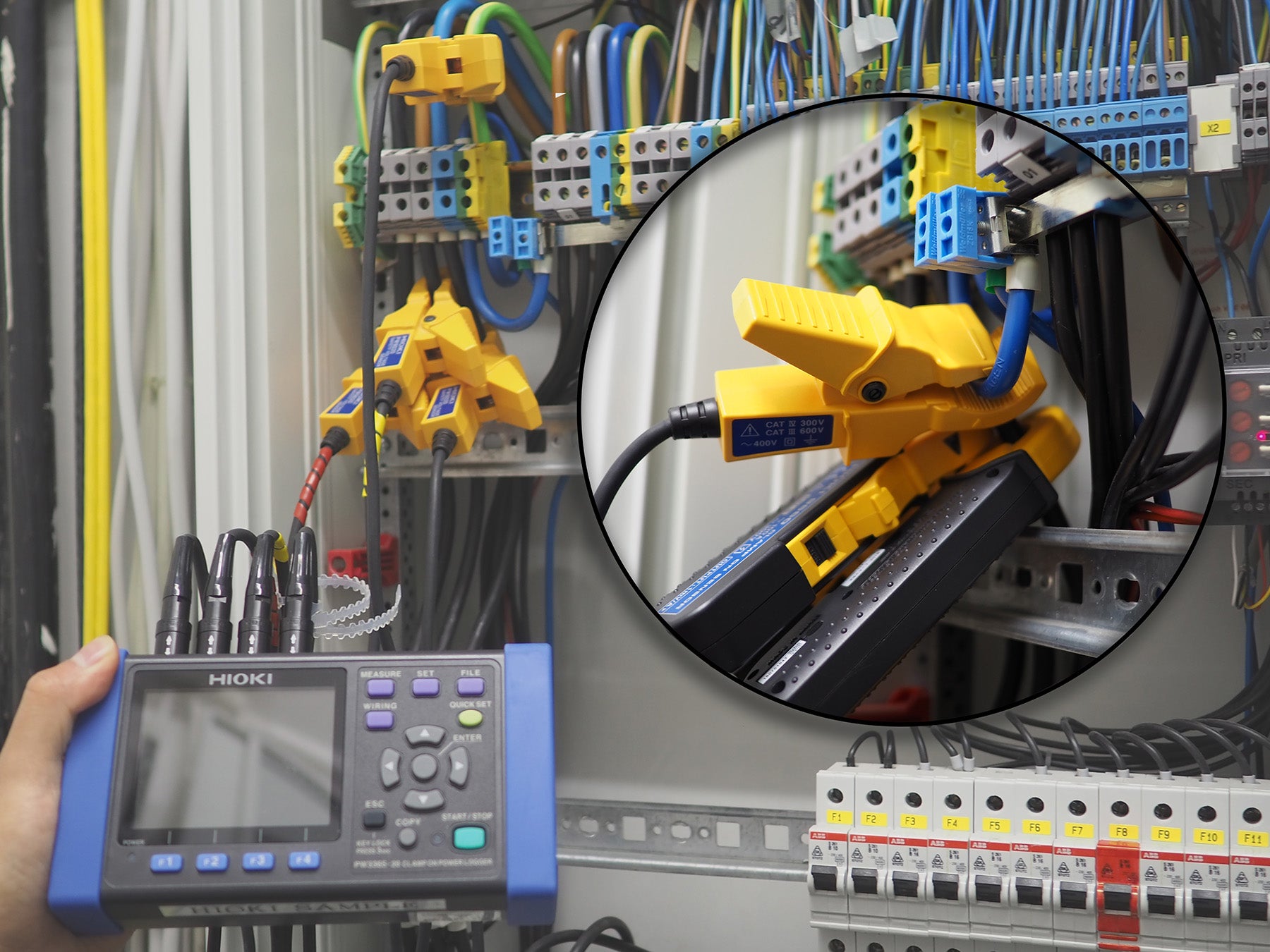 Hioki - PW3365-20 - Energielogger mit vier kontaktlosen Spannungssensoren - VolTech GmbH