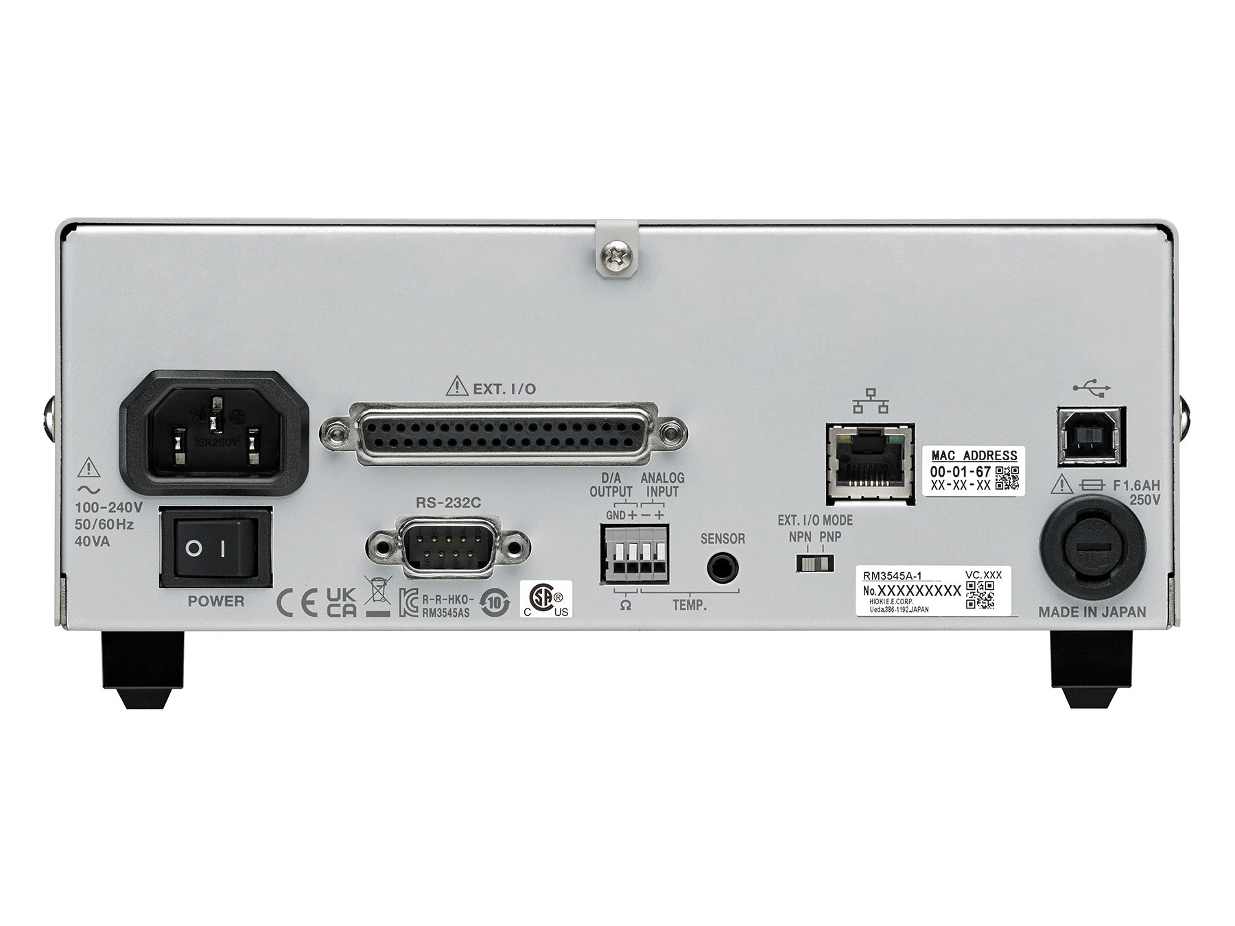 Hioki - RM3545A-1 - Widerstandsmessgerät - VolTech GmbH