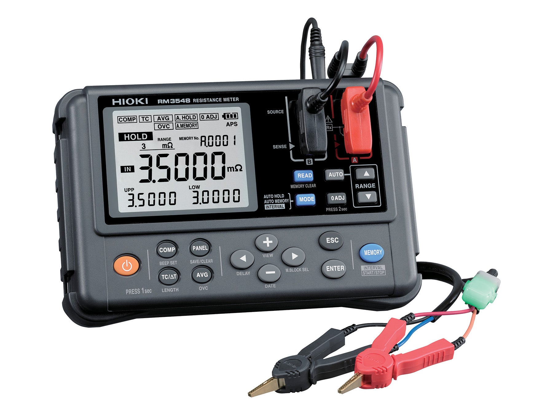 Hioki - RM3548 - Tragbares Widerstandsmessgerät - VolTech GmbH