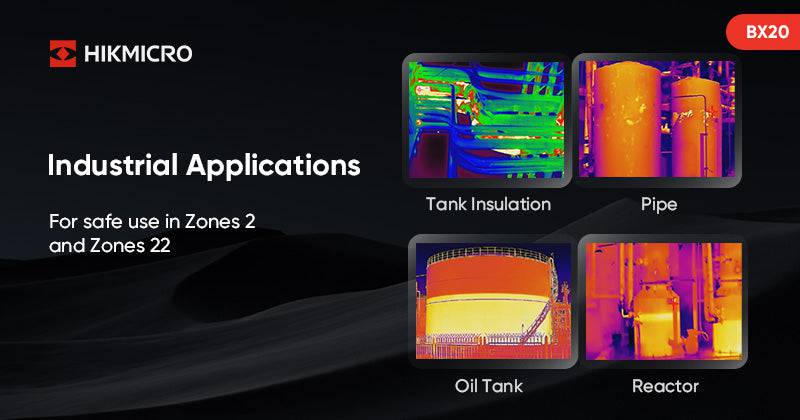 HIKMICRO BX20 Explosionssichere Wärmebildkamera, 256 × 192, 25 Hz - VolTech GmbH
