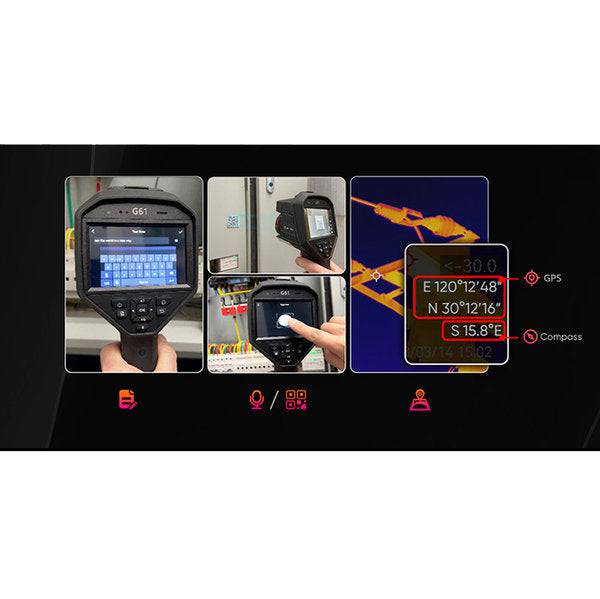 HIKMICRO G31 Wärmebildkamera -20°C - 650°C, 384x288 px, SuperIR 768×576 px, MIF, WiFi, 50Hz - VolTech GmbH