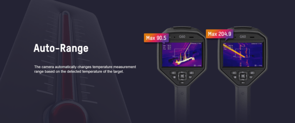 HIKMICRO G31 Wärmebildkamera -20°C - 650°C, 384x288 px, SuperIR 768×576 px, MIF, WiFi, 50Hz - VolTech GmbH