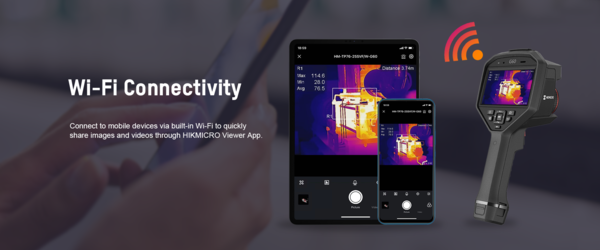 HIKMICRO G40 Wärmebildkamera 480x360 Pixel, 50Hz, 35 mK (NETD), -20°C - 650°C - VolTech GmbH