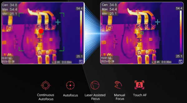 HIKMICRO G61 Wärmebildkamera -20°C - 650°C, 640x480 Px, SuperIR 1280x960 Px, MIF, WiFi, 50Hz, GPS - VolTech GmbH