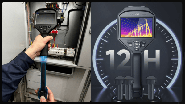 HIKMICRO G61 Wärmebildkamera -20°C - 650°C, 640x480 Px, SuperIR 1280x960 Px, MIF, WiFi, 50Hz, GPS - VolTech GmbH