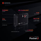 HIKMICRO Pocket2 Wärmebildkamera (256x192 IR Auflösung) 25Hz, MSX Technologie - VolTech GmbH