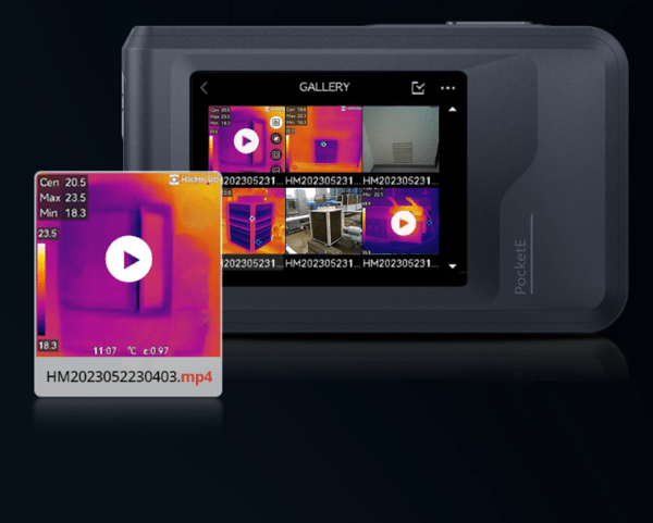 HIKMICRO PocketE Wärmbildkamera mit 96x96 Auflösung (mit Super IR 240x240) - VolTech GmbH