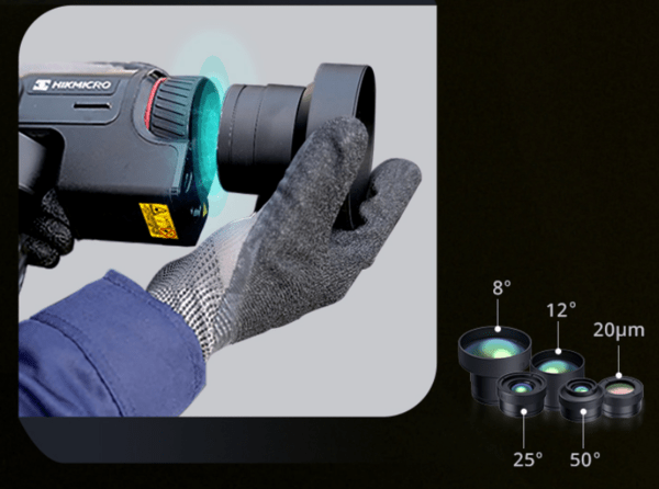 HIKMICRO SP60H - L25 Wärmebildkamera mit 12xZoom, Super-IR Technologie, 640x480 OLED Sucher - VolTech GmbH