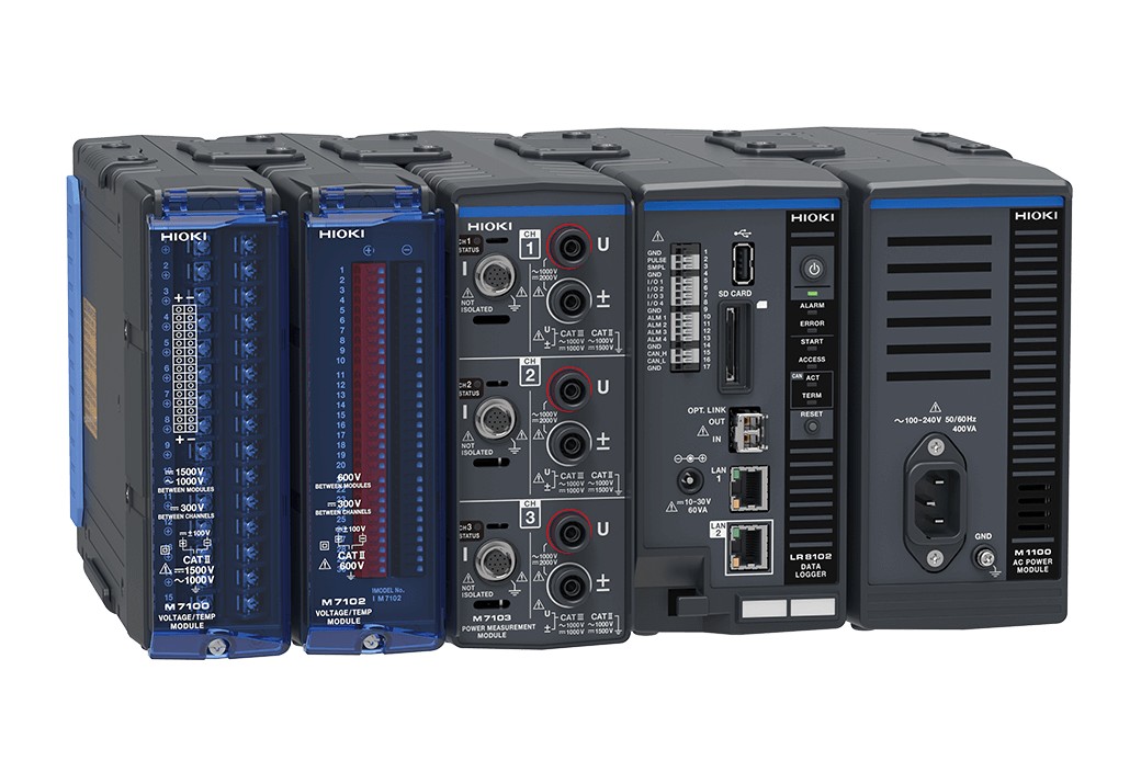 Hioki - M7100 - 15-Kanal Messmodul für Spannung / Temperatur, LR810x Datenlogger Serie - VolTech GmbH