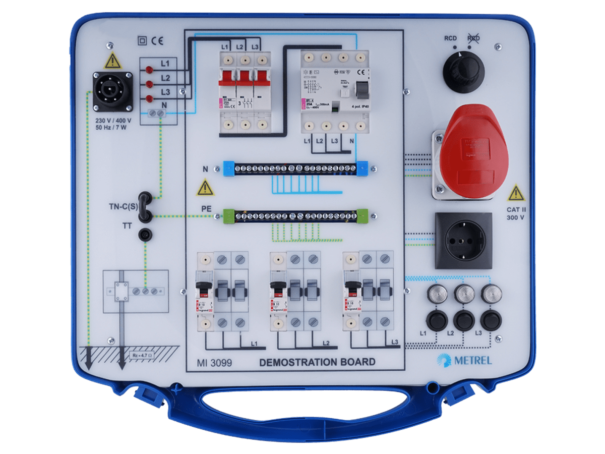 Metrel MI 3099 Demonstration Board LV - CH-Version / Trainingstafel - VolTech GmbH