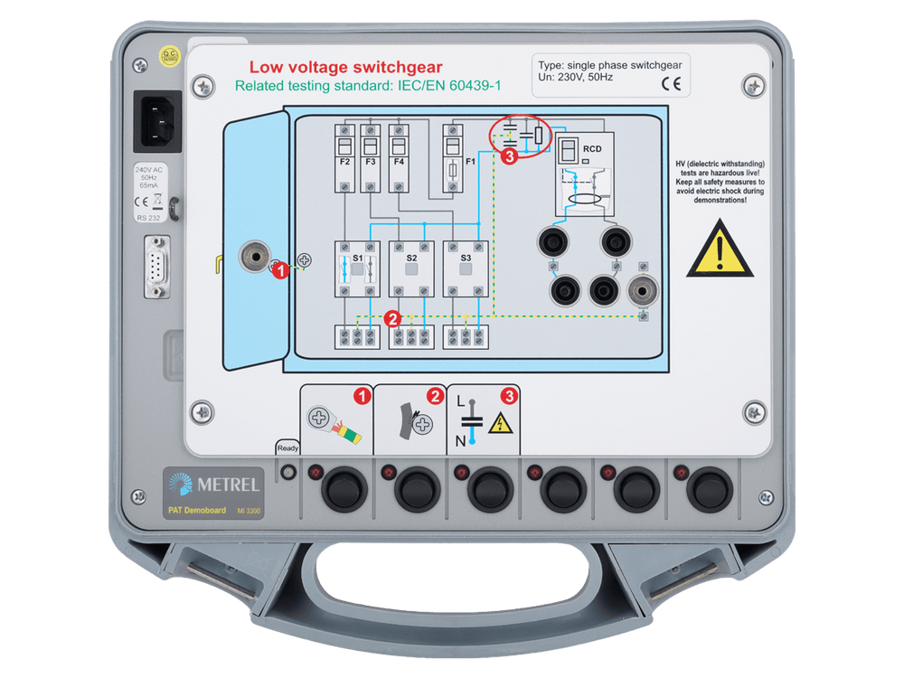Metrel MI 3300 PAT Demoboard / Gerätetester Demoboard nach SNG 482638 - VolTech GmbH