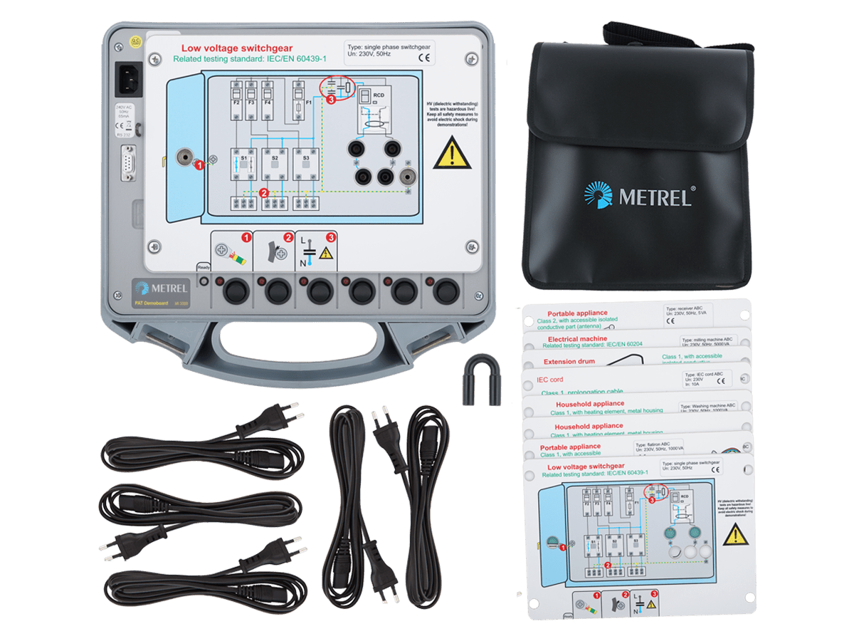 Metrel MI 3300 PAT Demoboard / Gerätetester Demoboard nach SNG 482638 - VolTech GmbH