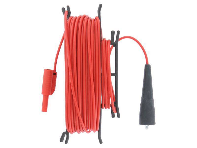 Metrel A 1026 Prüfleitung rot, 20 m, Verlängerungsleitung für Erdungs- und Durchgangsmessung - VolTech GmbH