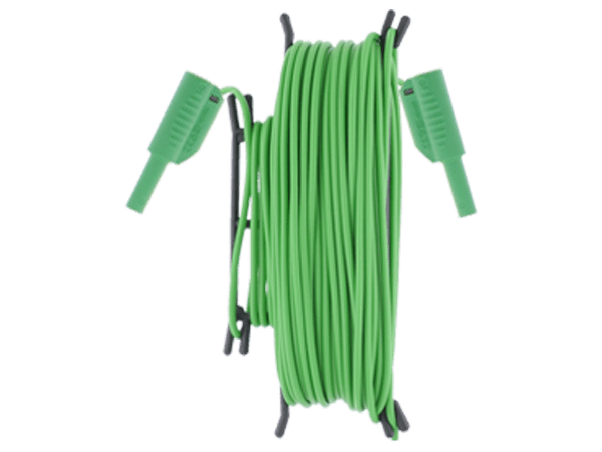 Metrel A 1608 Prüfleitung grün, 20 m, Bananenstecker an beiden Enden - VolTech GmbH