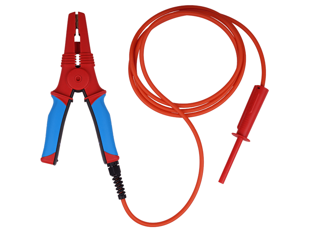 Metrel A 1639 BLU 2M5 Grosse HV-Krokodilklemme, 2,5 m, blau - VolTech GmbH