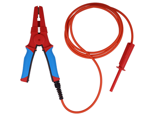 Metrel A 1639 BLU 2M5 Grosse HV-Krokodilklemme, 2,5 m, blau - VolTech GmbH