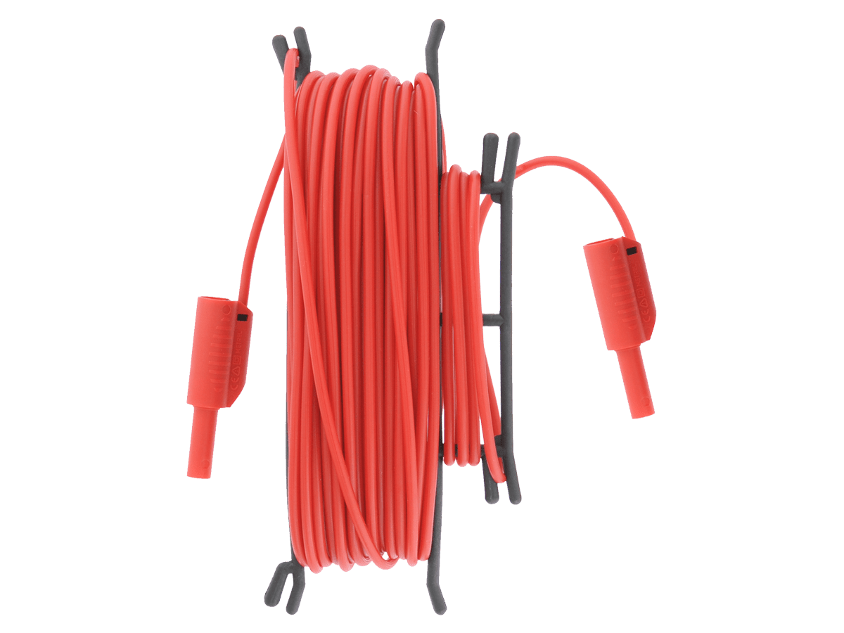 Metrel A 1640 Prüfleitung rot, 20 m (1,5 mm), Bananenstecker an beiden Enden - VolTech GmbH