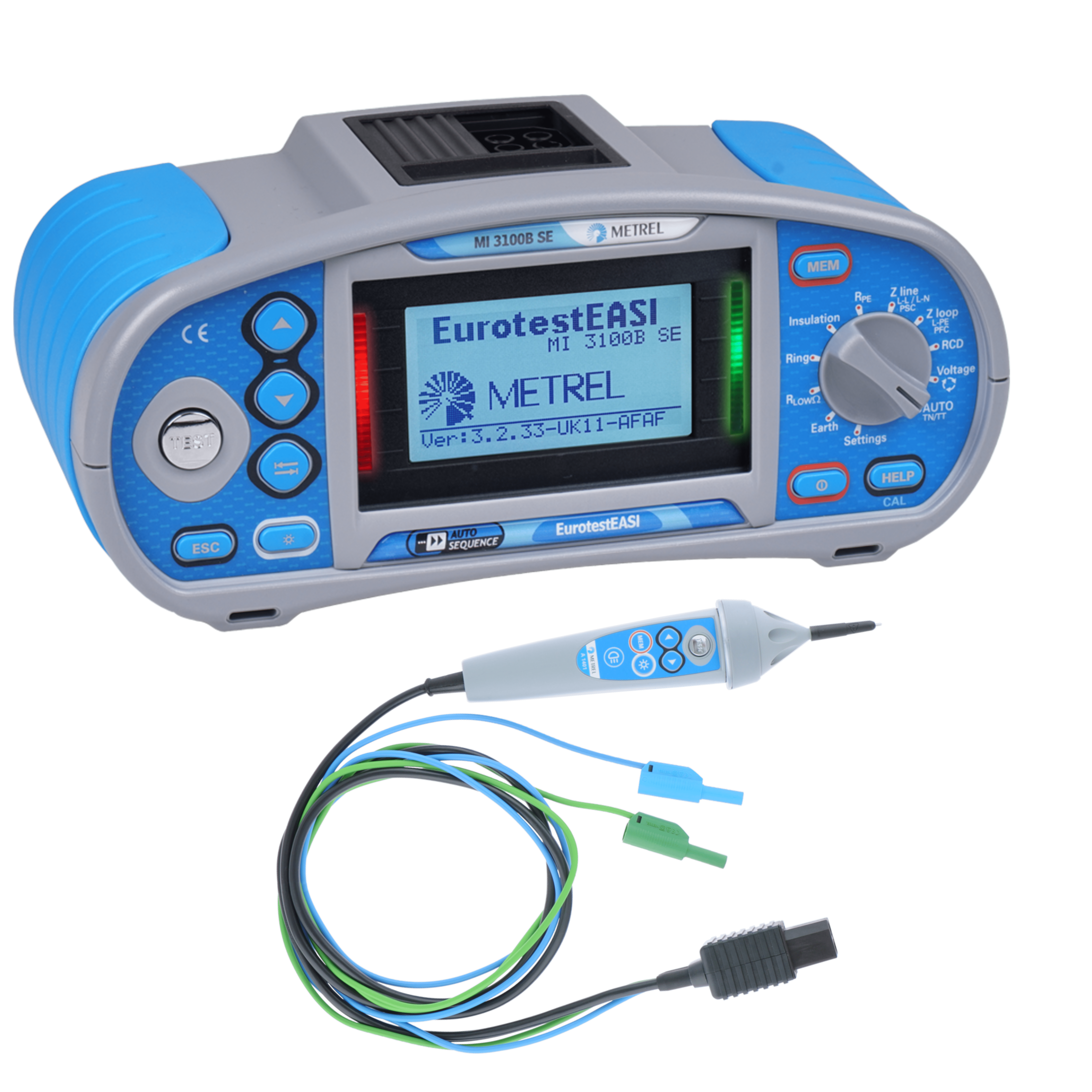Metrel MI 3100 BSE EurotestEASI Installationstester nach NIN/NIV - VolTech GmbH