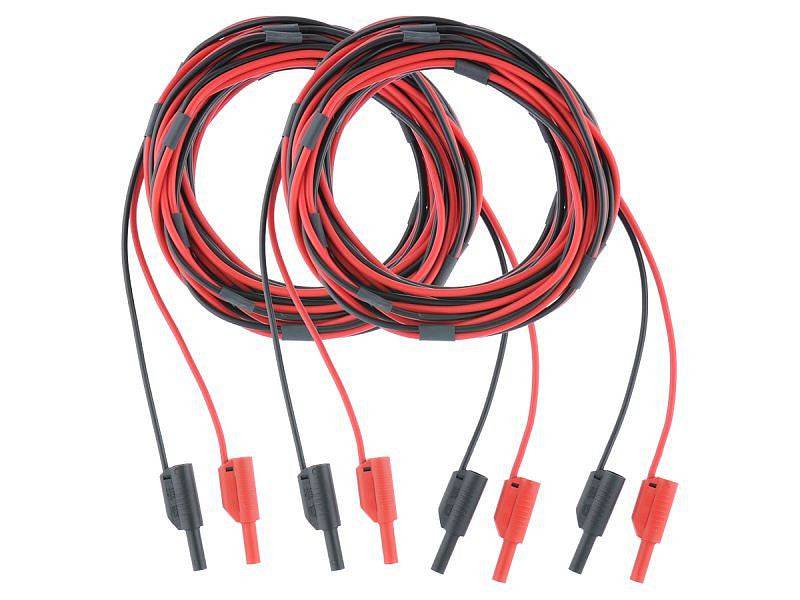 S 1058 Niederohm Prüfleitung, 2 x 10 m, 2 Stück - VolTech GmbH