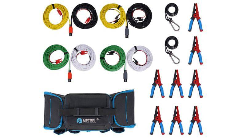 Metrel S 2126 10M Satz 10-m-Prüfleitungen mit großen Kelvin-Zangen - VolTech GmbH