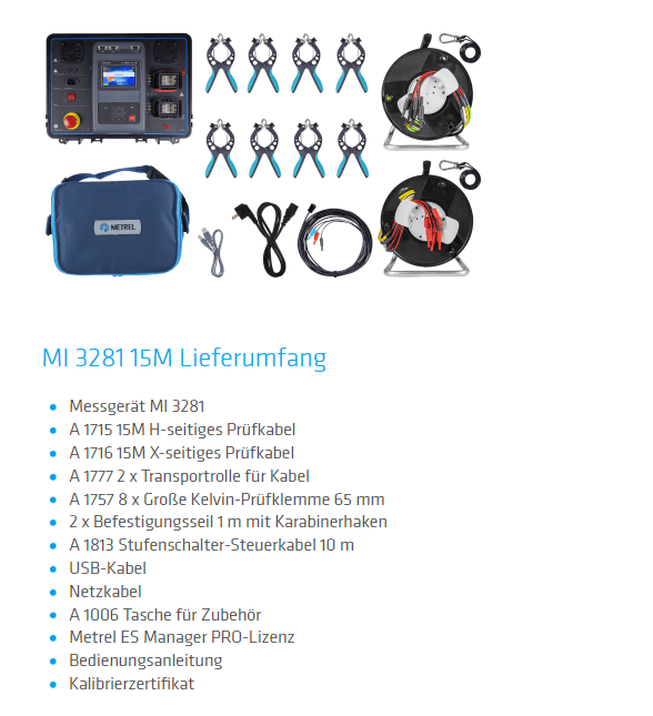 Metrel MI 3281 WR Analyser - Transformator Prüfgerät - VolTech GmbH
