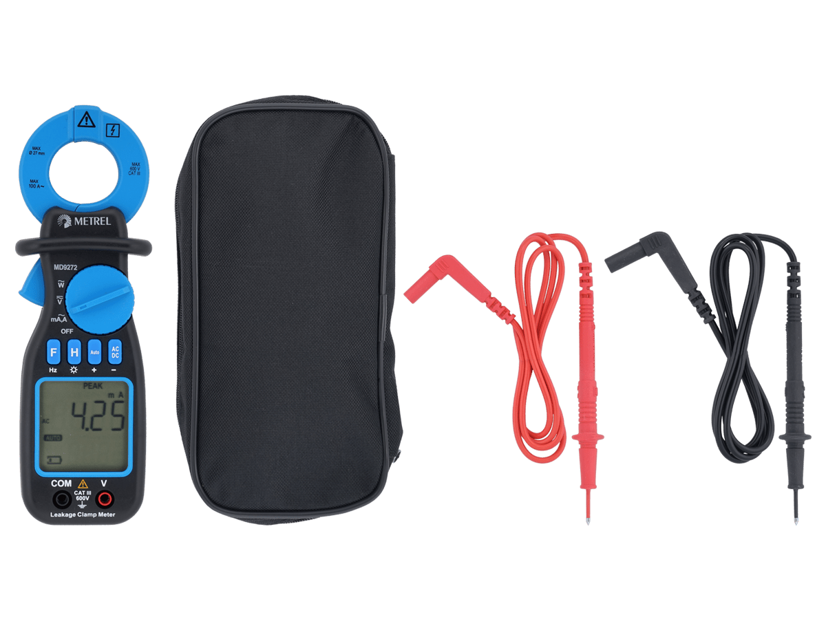 Metrel MD 9272 TRMS Digital Leckstrom- und Leistungsmesszange - VolTech GmbH