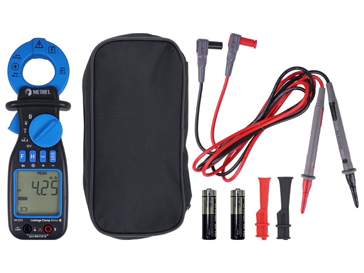 Metrel MD 9273 TRMS Digital Bluetooth Leckstrom- und Leistungsmesszange - VolTech GmbH