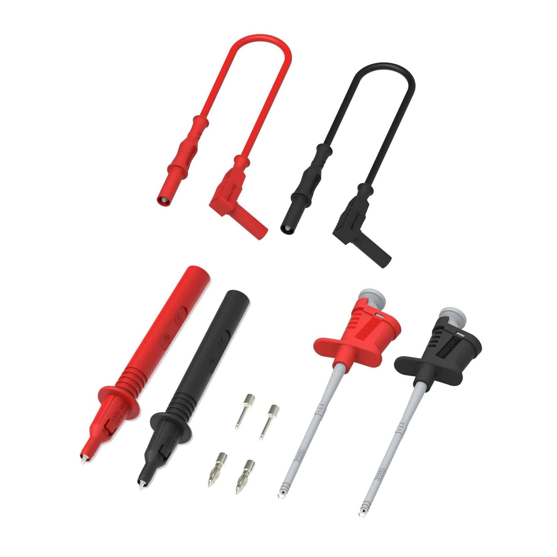 PJP KIT-Set 425 Prüfspitzen + Messleitungen + Klemmhaken - VolTech GmbH
