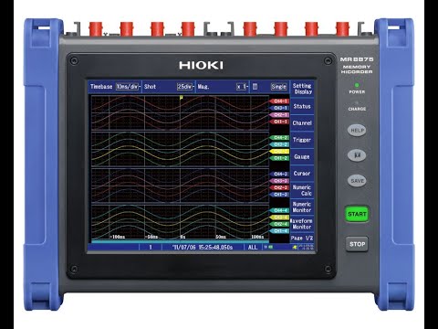 Hioki - MR8875 - Tragbarer Speicher Rekorder - VolTech GmbH