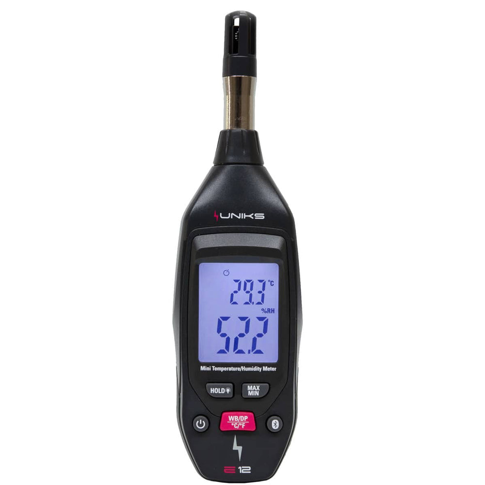 Uniks E12 MINI-TEMPERATUR- UND LUFTFEUCHTIGKEITSMESSER - VolTech GmbH