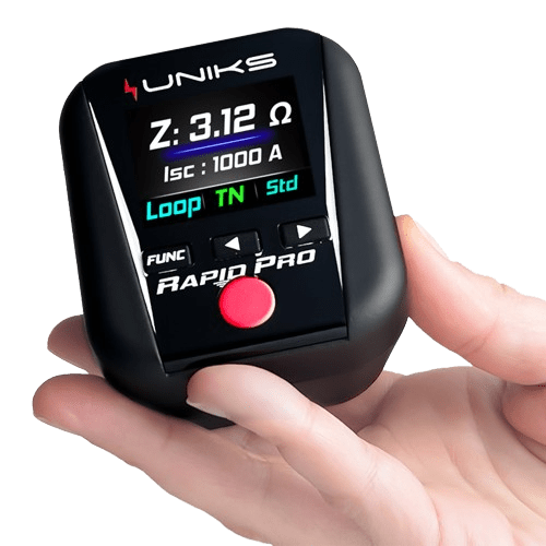 Uniks RAPID PRO erster Installationstester im Taschenformat - RCD A, AC, F - VolTech GmbH