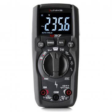 Uniks M37 Digital-Multimeter Autorange und TRMS 10A, KAT III 600 V, IP67 - VolTech GmbH