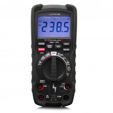 Uniks TITANIUM X / TRMS Multimeter CAT IV 600 V, VFD, 1500 VDC - VolTech GmbH