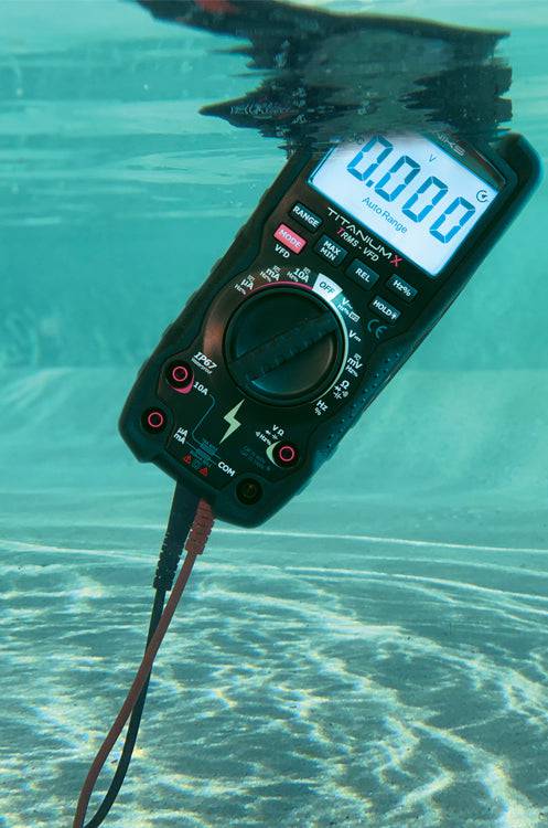 Uniks TITANIUM X / TRMS Multimeter CAT IV 600 V, VFD, 1500 VDC - VolTech GmbH