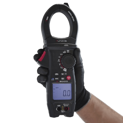 Uniks C2000 / TRMS Stromzange AC/DC 2000A, CAT IV 1000 V - VolTech GmbH