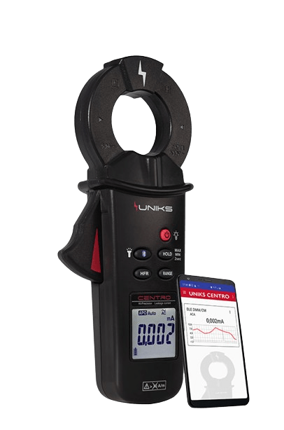 Uniks CENTRO / Leckstromzange mit 1 Mikro-Ampere AC Auflösung - VolTech GmbH